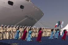 Costa Cruceros apuesta por los Emiratos Imagen de la inauguración del Costa Deliziosa